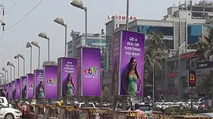 Pole Kiosks Advertising in Surendranagar
